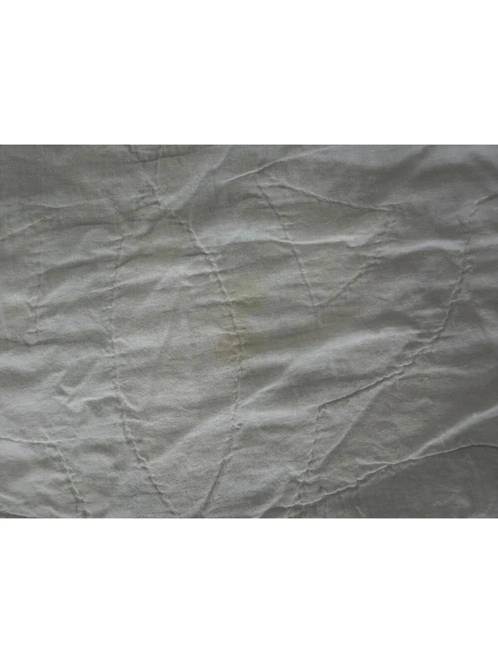 Vintage Hand Stitched Wedding Ring Quilt 82x79 Blue Floral Cottage Farmhouse